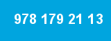 978 179 21 13 978 179 21 13